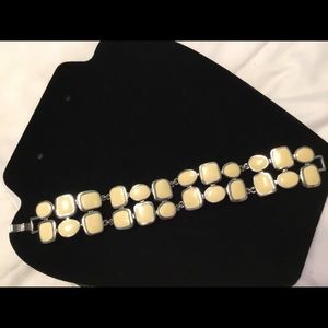 Lia Sophia Chain Linked Bracelet with clasp lock.